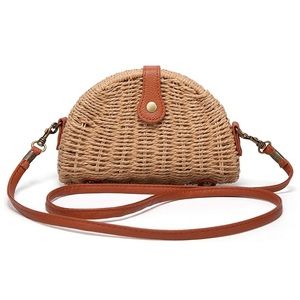 Straw Cross body/Clutch Purse